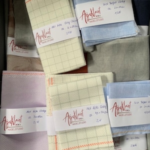 REMNANTS BOX!! ZWEIGART fabric cuts sold by the meter in various sizes and fabrics at a special price