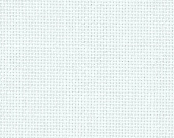 ZWEIGART 20ct Bellana white 3256/100 fabric for cross stitch from 25 x 70 cm meter goods