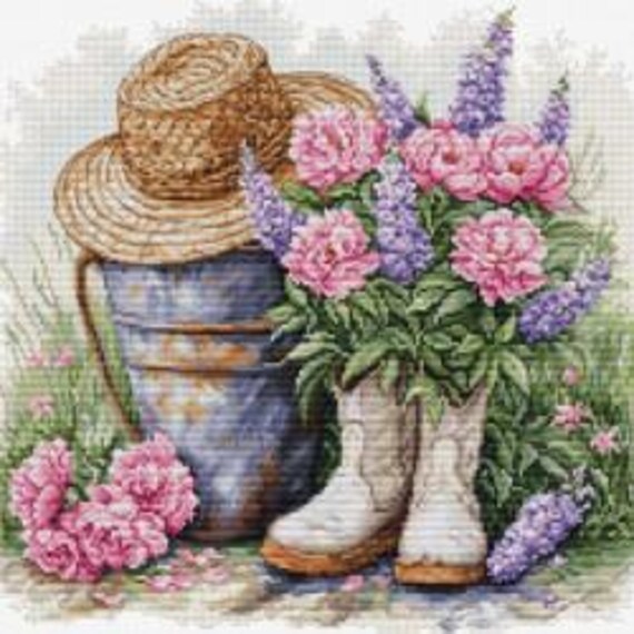 Luca-S Kit Punto Croce B705 – 32x24 Cm, 59 Colori, Fili 100% Cotone – Ricamo Contato Per Adulti - 3