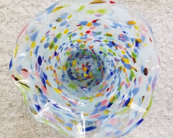 6.5 Inch Wavy Bowl - Carnival