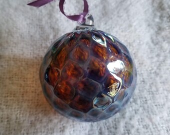 Light Catcher Ornament - Iridescent Amber