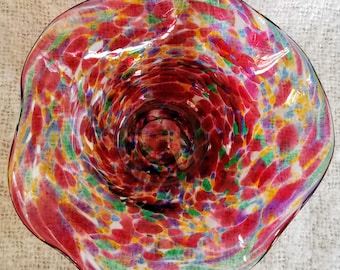 6.5 Inch Wavy Bowl - Party Pink