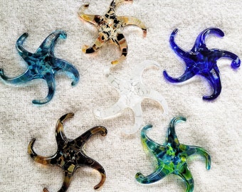 Starfish - Teal, Teal with Lime, Cobalt Blue, White, Mineral Brown, or Earthy Brown