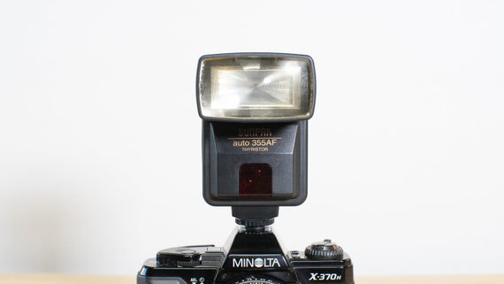 Sunpak Auto 355AF Flash - Professionally Tested / Working - Etsy