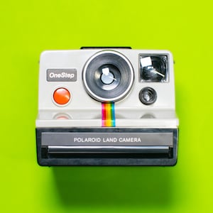 Polaroid One Step Rainbow SX-70 Instant Camera - Professionally Tested / Working