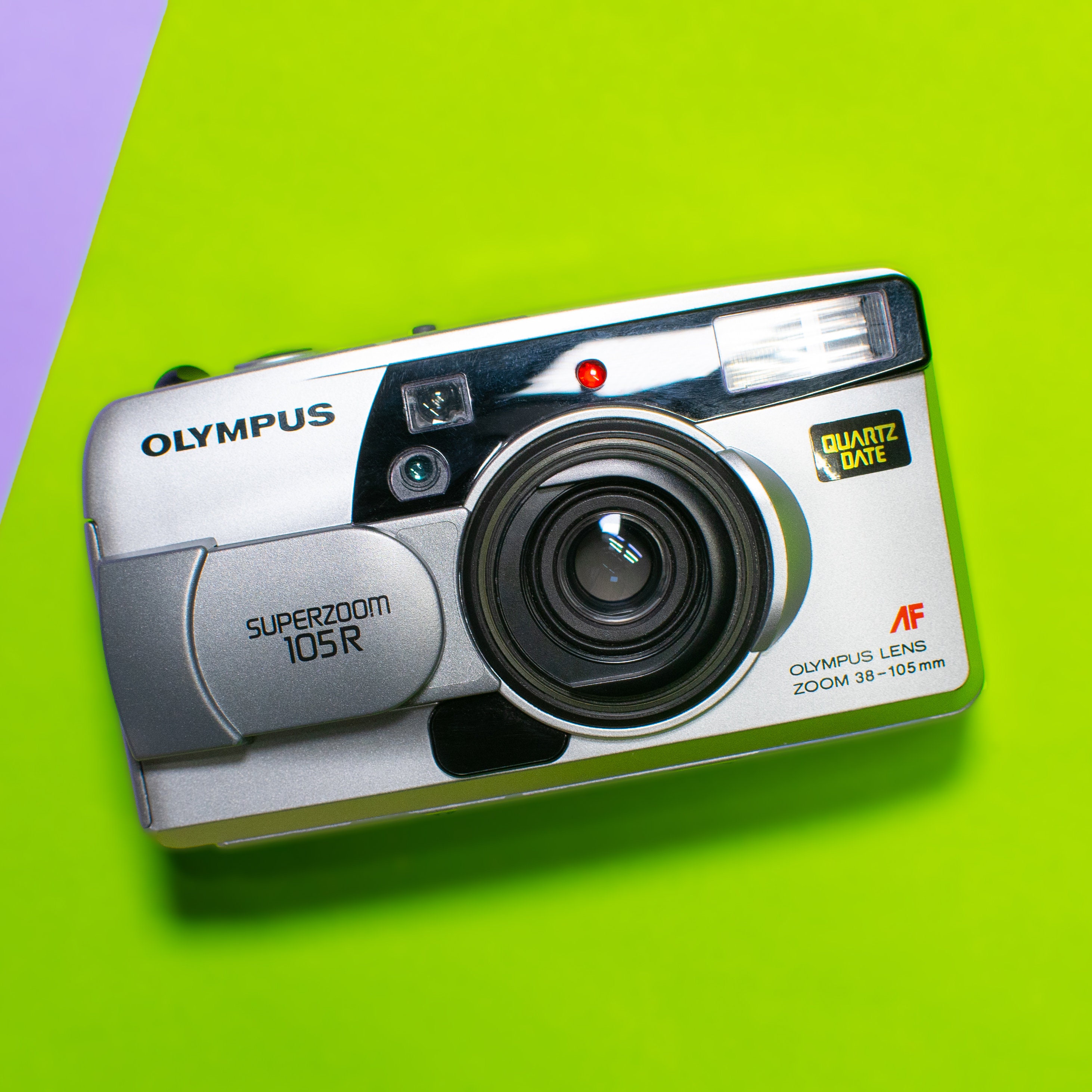 OLYMPUS コンパクトフィルムカメラ SUPERZOOM 105R OLYMPUS OZ 105R の使い方 | Totte Me Camera