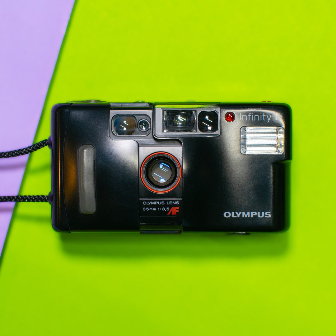 Olympus Infinity Jr Point and Shoot 35mm Film Camera With Olympus 35mm