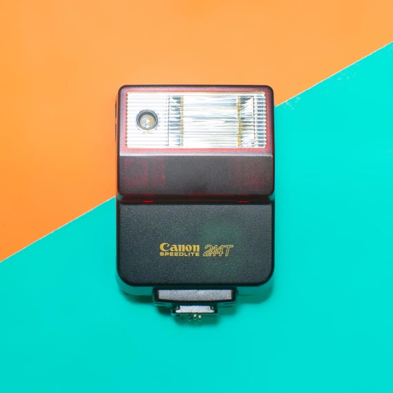 Canon Speedlite 244T Flash - Professionally Tested / Working - Etsy