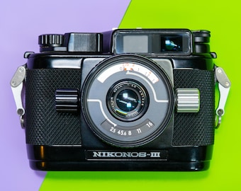 Pressure Tested - Nikonos III Underwater 35mm Film Camera with Nikkor 35mm 1:2.5 Prime Lens - Professionally Tested / Working