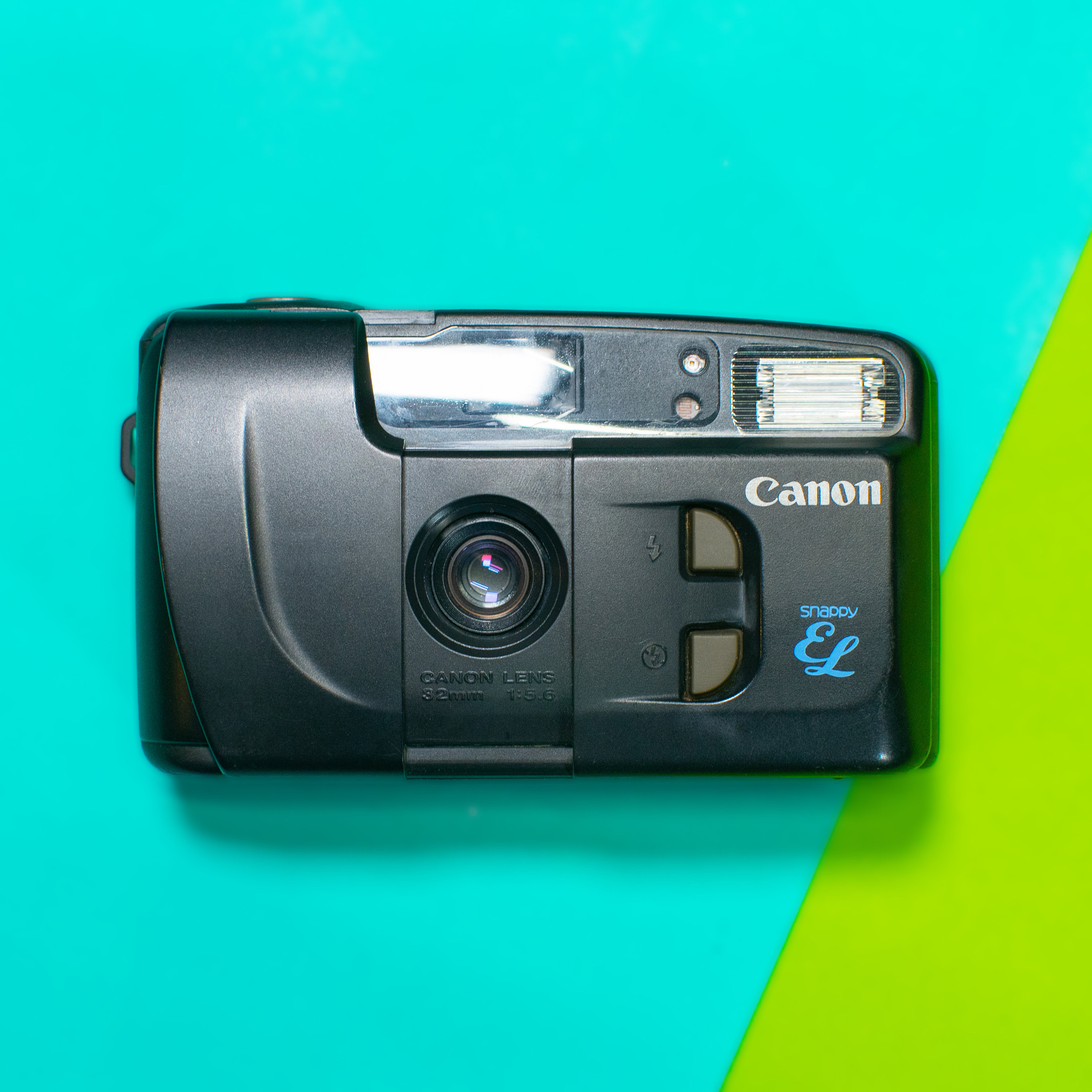 Canon Snappy EL Point and Shoot 35mm Film Camera With Canon 32mm