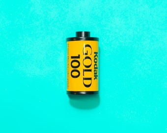 Pellicola negativa a colori Kodak Gold 100 da 35 mm - Pellicola 24 esposizioni ISO 100 - Scaduta