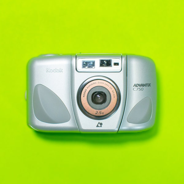 Kodak Advantix C750 Point and Shoot APS Film Camera with Kodak 24-60mm Zoom Lens - Professionally Tested / Working