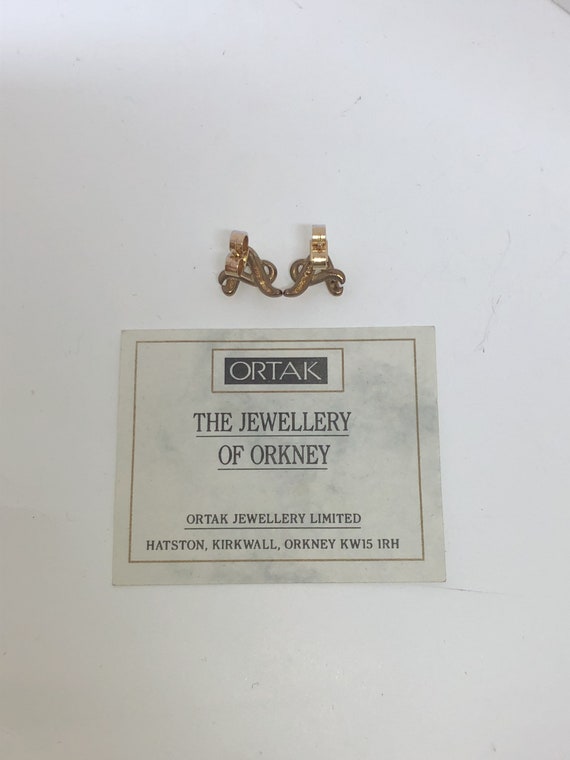 Ortak 9ct Scotland Orkney Solid Stamped 375 9K (no