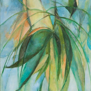 Alexander oil on board, &quot;Whirling Round&quot;