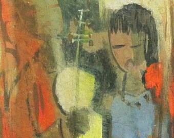 Belle Golinko gouache on card stock