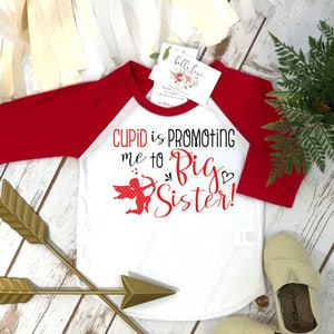 Big Sister Shirt, Big Sister Raglan, Sisters Shirts, Valentines Shirt, Sister Shirt, Family tees, Big Sister Reveal, Big Sister Announcement