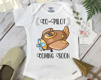 Pregnancy Reveal, Co Pilot Coming Soon, Pilot Baby Coming, Baby Announcement, Pregnancy Announcement, Baby Reveal, Expecting Baby Reveal,