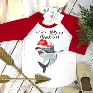 クリスマス シャツ、サメ シャツ、楽しいクリスマスを、面白いクリスマス T シャツ、クリスマス サメ、サメ T シャツ、ファミリー サメ、サメのテーマ、ホリデー