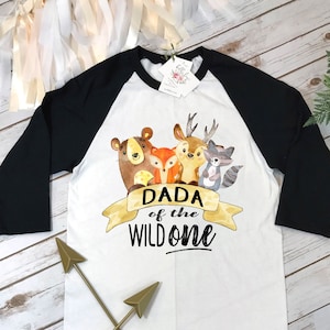 Dad of the Wild One, Wild One Birthday, Daddy and Me Outfits, Family Shirts, Wild One Party, Daddy of the Wild One, First Birthday, Woodland