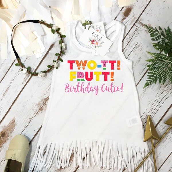 Second Birthday, Twotti Fruity, Birthday Dress, 2nd Birthday, Tutti Frutti party, Birthday Dress, Girl Birthday, Birthday Cutie, Two Sweet