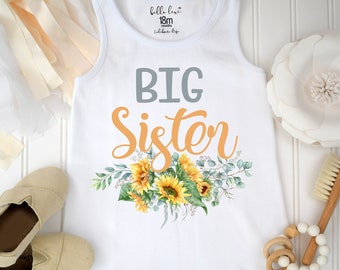 Big SISTER Dress, Promoted to Big Sister, Big Sister Onesie®, Pregnancy Reveal, Baby Announcement, Big Sister To Be, Big Sister Reveal Shirt