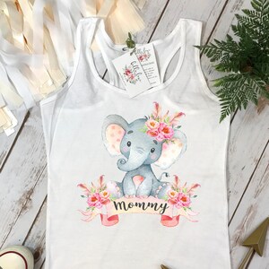 Elephant Theme, Mommy Shirt, Mommy and Me shirts, Mommy and Me Outfits, Wild One Birthday, 1st Birthday, Girl Birthday, Elephant Party, Mom