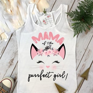 Kitten Birthday, Kitty Birthday shirt, Custom Birthday, Cat Birthday, Cat Shirt, Second Birthday, Two Purrfect, Kitty Party, Mommy and Me