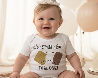 S'more Fun to be ONE Onesie®, Camping Geburtstags-Shirt, erster Geburtstags Romper