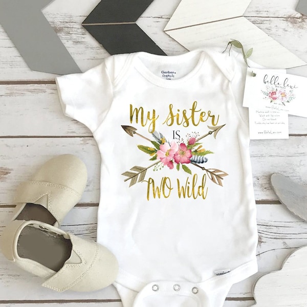 Two Wild Birthday, My Sister is TWO Wild, Two Wild, Wild Birthday, Sister Birthday, Girl Birthday, Sister Shirts, Second Birthday, Two Wild