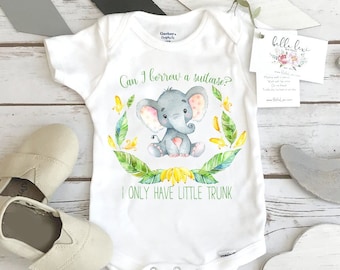 Elephant Onesie®, Baby Shower Gift, Cute Baby Gift, Elephant Theme, Newborn Baby Gift, Elephant Party, Funny Baby Gift, Niece gift,Nephew