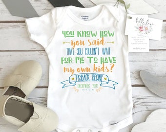 Pregnancy Reveal, Payback Begins, Pregnancy Announcement, Baby Reveal, New Grandparents, Baby Announcement to Parents, Baby Due, Reveal Prop