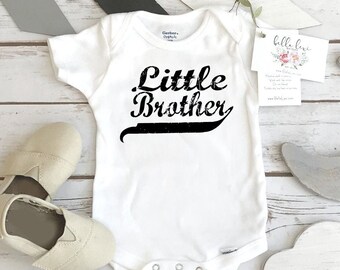 Little Brother Onesie®, Brother Shirt, Brothers Shirts, Little Brother Gift, Gepromoveerd naar Big Brother, Brothers T-shirts, Gender Reveal, Boy Gift