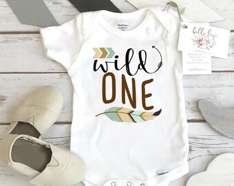 First Birthday Onesie®, Woodland Birthday, 1st Birthday shirt, Buffalo Plaid Party, Lumberjack Party, Wild One Bear Party, Wild One Birthday