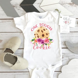 Cookie Onesie®, One Tough Cookie, NICU Survivor, Surgery Survivor, Preemie Gift, Newborn Gift, Baby Shower Gift, Baby Girl Gifts, NICU Mom