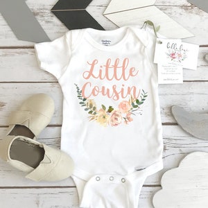 Little COUSIN Gift, Little Cousin Announcement, Little Cousin Onesie®, Pregnancy Reveal, Baby Announcement, Little Cousin To Be, Cousins Set