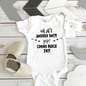 Pregnancy Announcement, Big Sister, Funny Baby Reveal, Pregnancy Reveal Onesie®, Baby Announcement, Big Brother, Funny Pregnancy Photo Prop