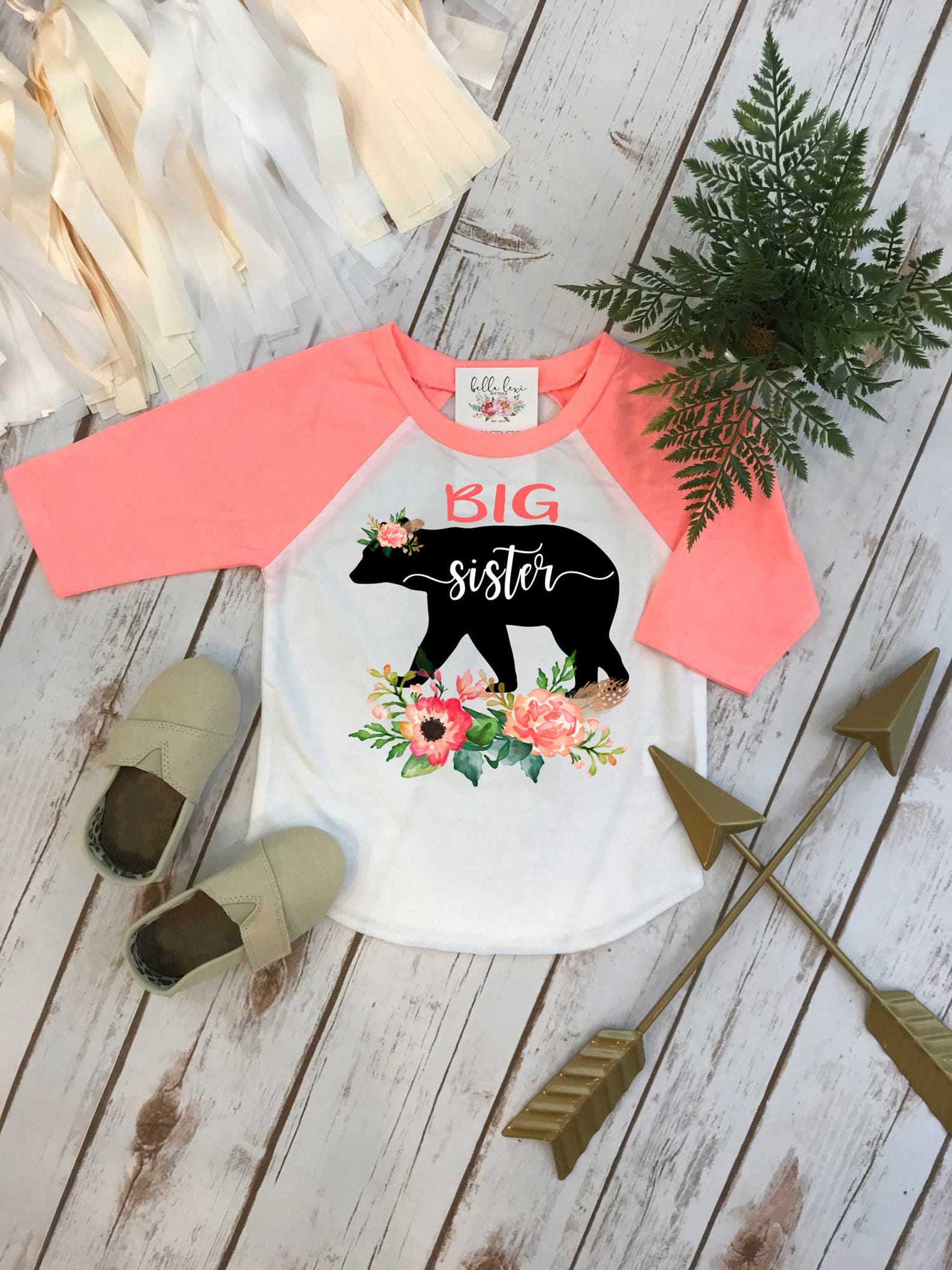 big sister bear shirt