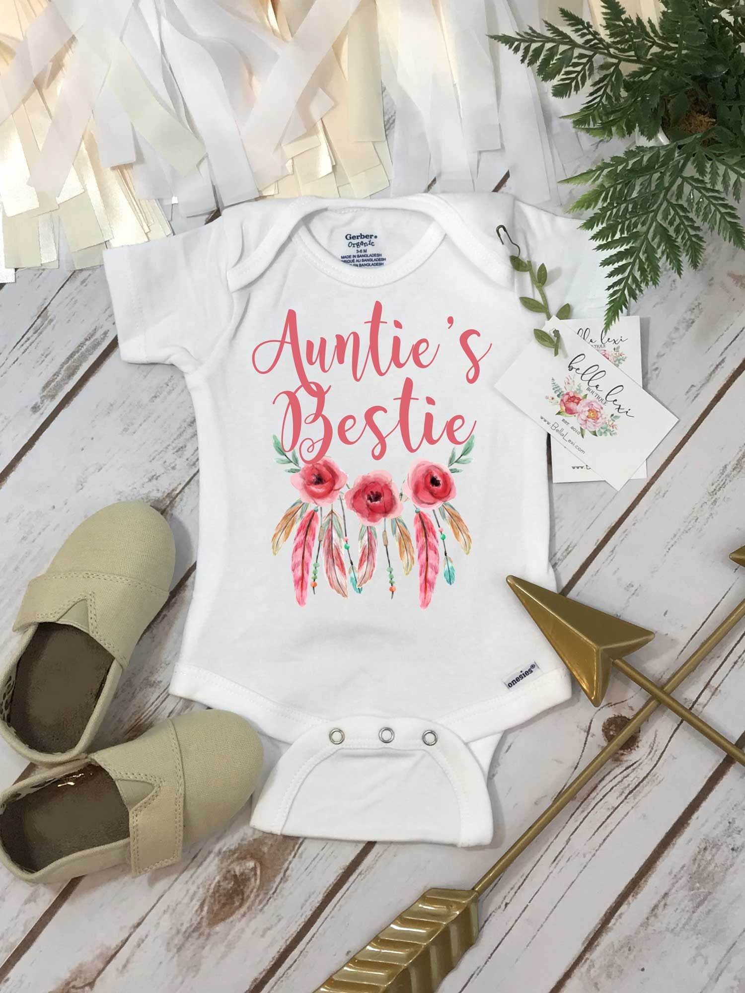 Aunt Onesie® Aunties Bestie Aunt Baby 