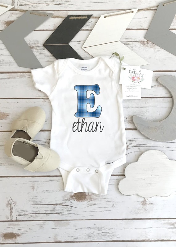 baby boy name onesie