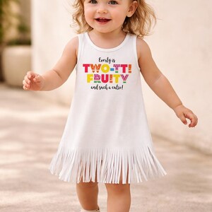 twotti fruity second 2nd birthday party dress for girls