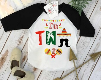 Second Birthday Shirt, Fiesta Birthday, 2nd Birthday shirt, Fiesta and Fun, Taco Party,Taco Bout Fun, Taco Birthday, Mexican Fiesta, I'm DOS