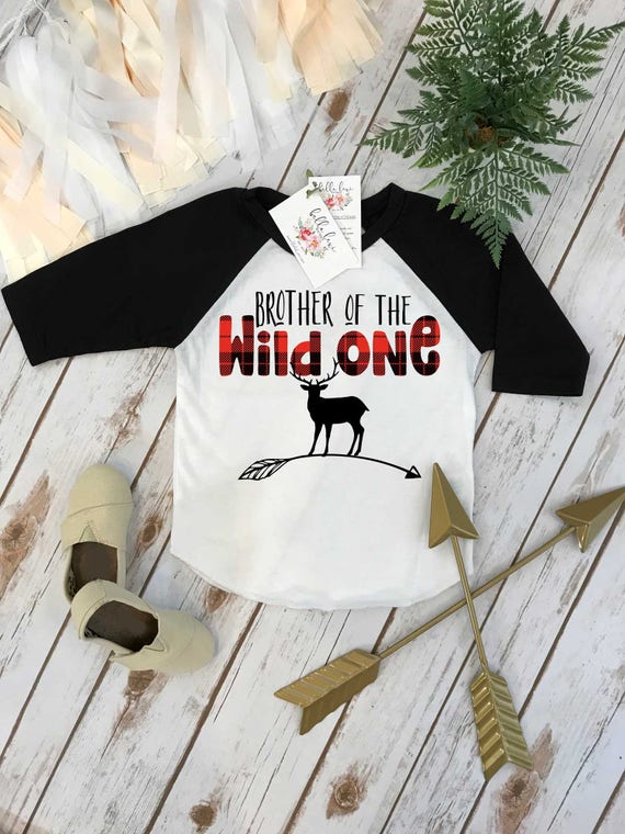 Kids Brother Of The Wild One Shirt Plaid Lumberjack 1st Birthday Kids Brother Of The Wild One Shirt Plaid Lumberjack 1st Birthday