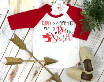Big Sister Shirt, Big Sister Raglan, Sisters Shirts, Valentines Shirt, Sister Shirt, Family tees, Big Sister Reveal, Big Sister Announcement