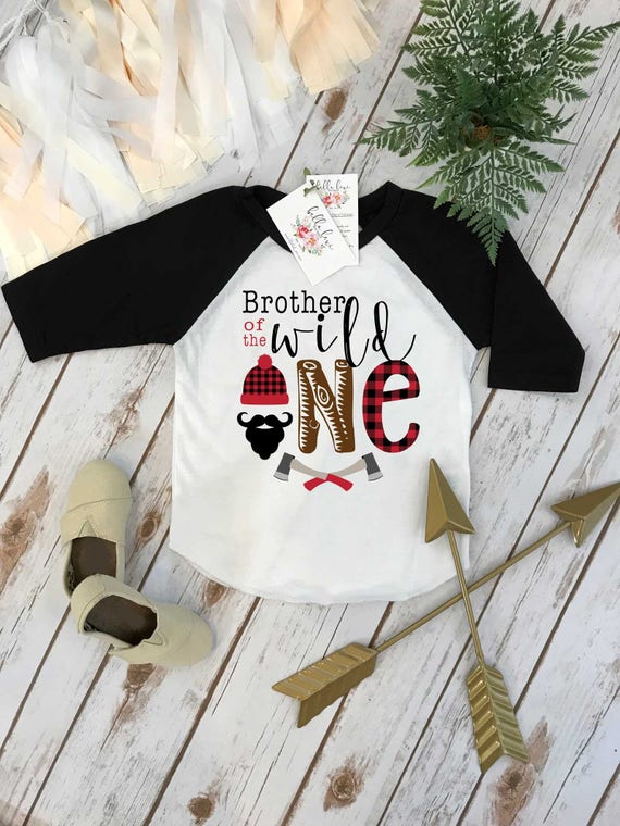 Kids Brother Of The Wild One Shirt Plaid Lumberjack 1st Birthday Kids Brother Of The Wild One Shirt Plaid Lumberjack 1st Birthday