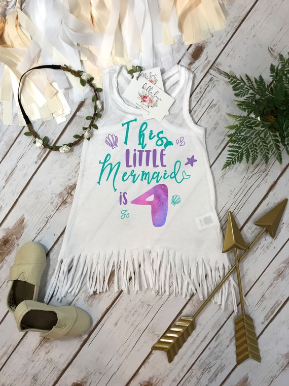 4th Birthday Shirt Mermaid Girl Party Cute This Mermaid Is 4 4th Birthday Shirt Mermaid Girl Party Cute This Mermaid Is 4