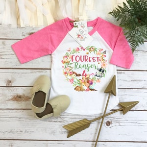 Fourth Birthday, Four Ever Wild, Enchanted Forest, 4th Birthday, 4th Birthday Shirt, Enchanted Fourest, Fourest Ranger, Woodland Party