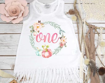 First Birthday Outfit, Girl Birthday Dress, 1st Birthday, Pumpkin Birthday, Fall Birthday Shirt, Boho Birthday Theme,Fall Theme 1st Birthday