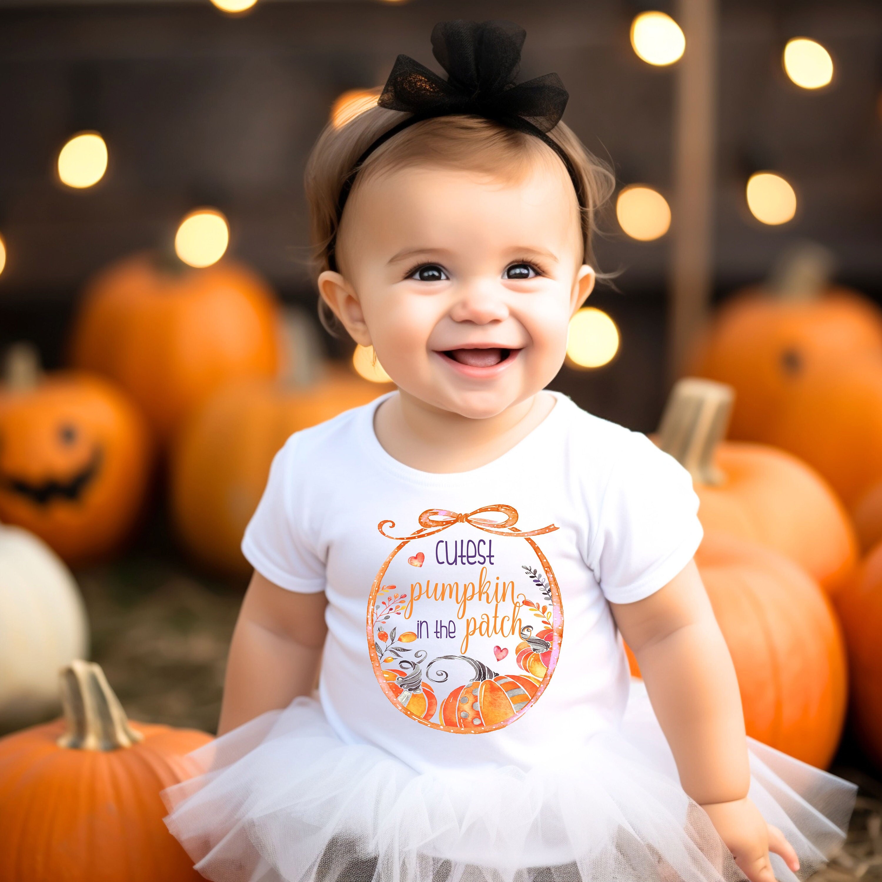 Halloween Onesie Cutest Pumpkin in the Patch Halloween Shirt First Halloween Little Pumpkin 1st Halloween Baby Shower Gift Newborn Etsy