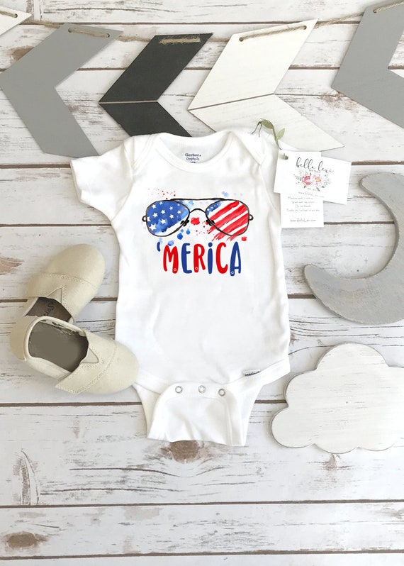 4th of july onesie