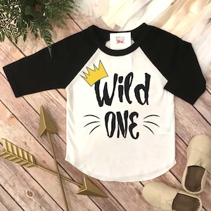 Wild One, First Birthday Shirt, Wild One Party, Wild One Birthday, 1st Birthday Shirt, Boy Birthday, Wild One Theme, Birthday Onesie® image 1